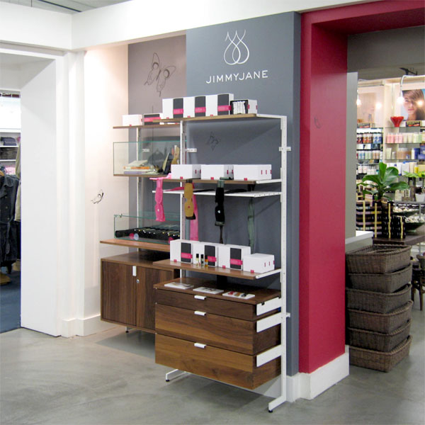 Retail presence at Fred Segal, Los Angeles.